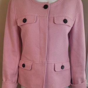 TALBOTS LADIES LINED PINK JACKET - SZ 6